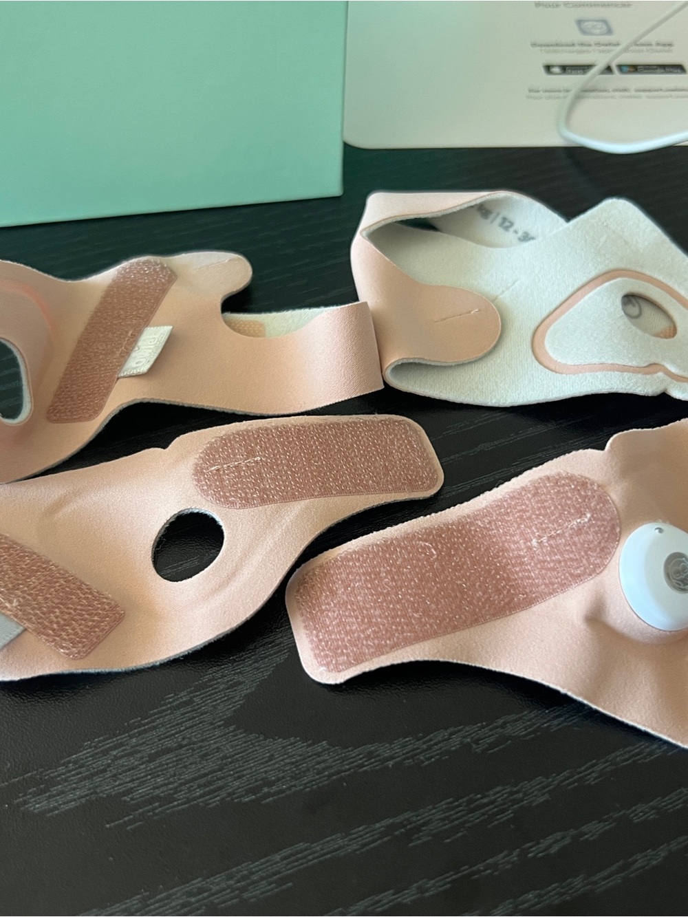 Owlet Smart Sock Wearable Monitor with Pink Fabric Bands - Picture 3 of 7